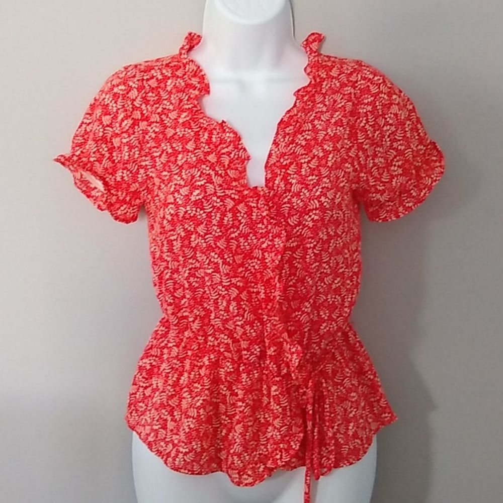 Sienna Sky Faux Wrap Top XS